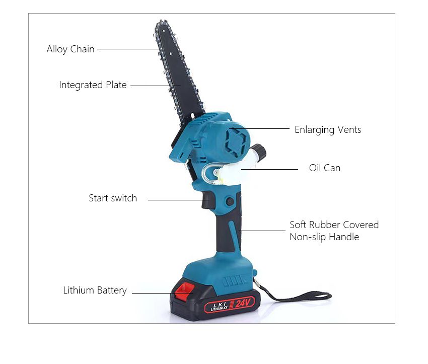 21V 6In Lithium Chainsaw