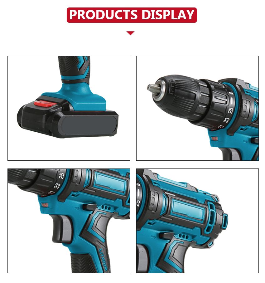 21V 42N·m Cordless Drill