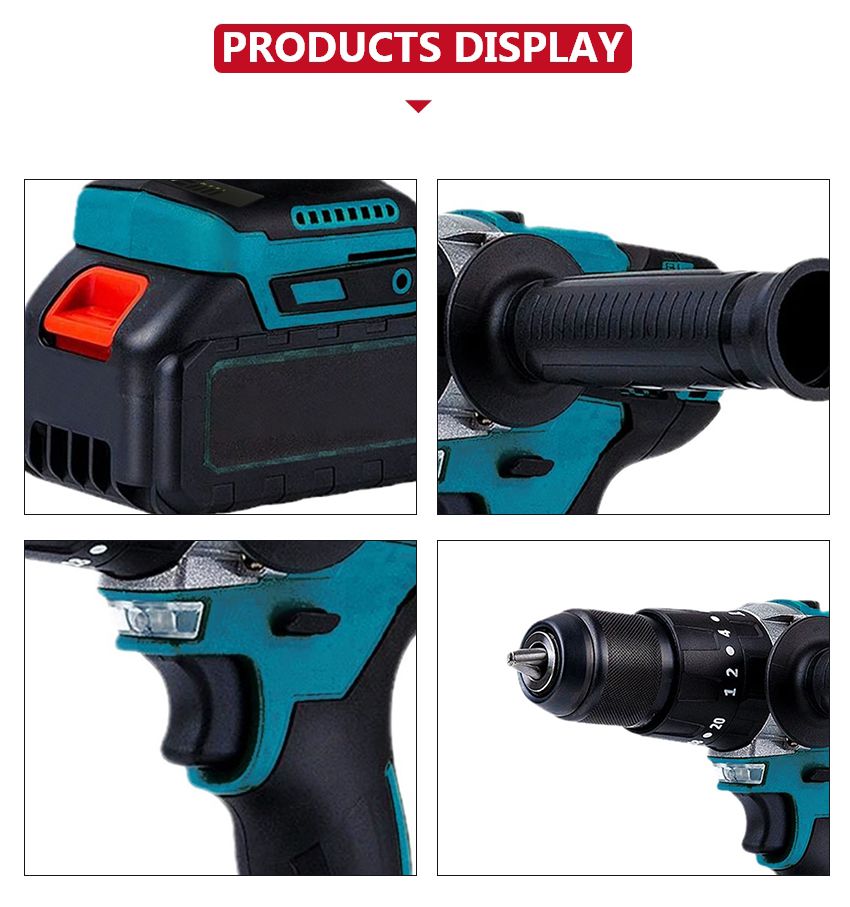 21V 52N·m Cordless Impact Drill P10133