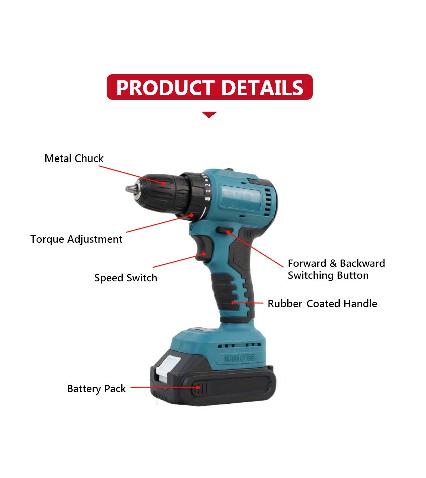 21V 35N·m Cordless Drill P10149