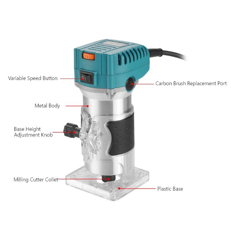 800w Corded Wood Trimmer