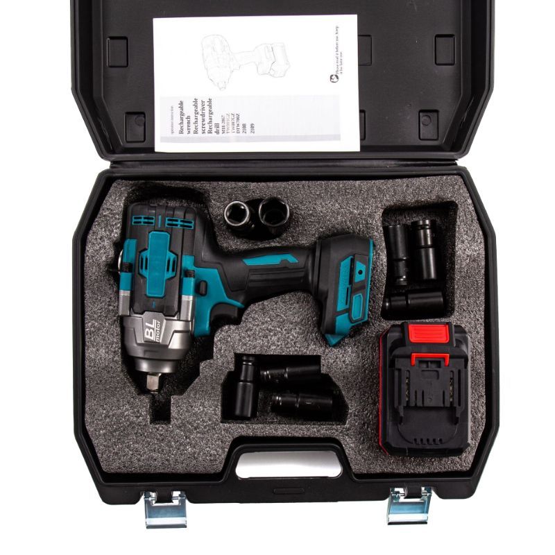 21V 1000N·m Cordless Impact Wrench P10329